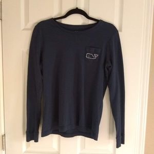Vineyard Vines Vintage Whale Pocket Long-Sleeve
